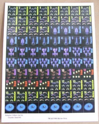 Babylon 5 Wars/Fleet Action Individual Countersheet