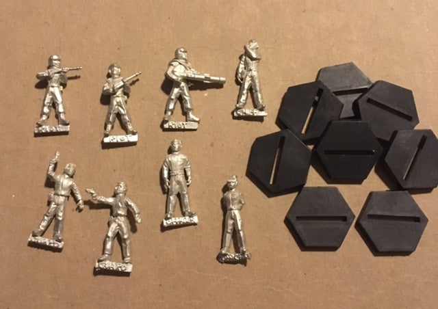 B5 RPG Earth Alliance set of 8 character figures