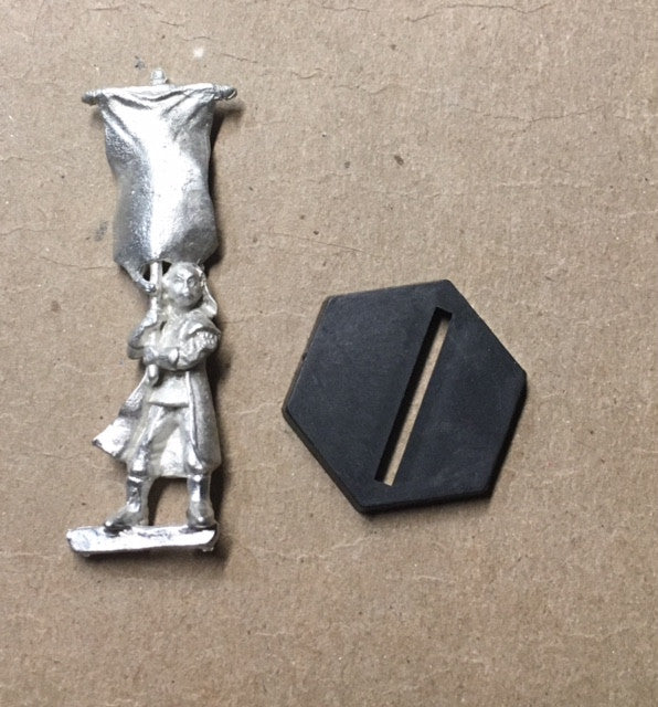 B5 RPG Minbari Federation banner holder figure