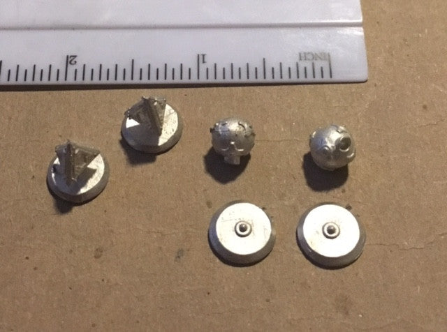 WHI Generic Mines (round or pyramid shaped); set of 4