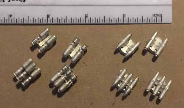 WHI Generic Missiles and Torpedoes (set of 4)