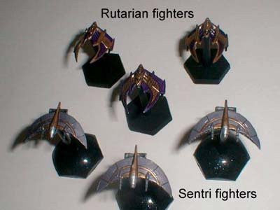 Babylon 5 Wars Centauri Rutarian Strike Fighter